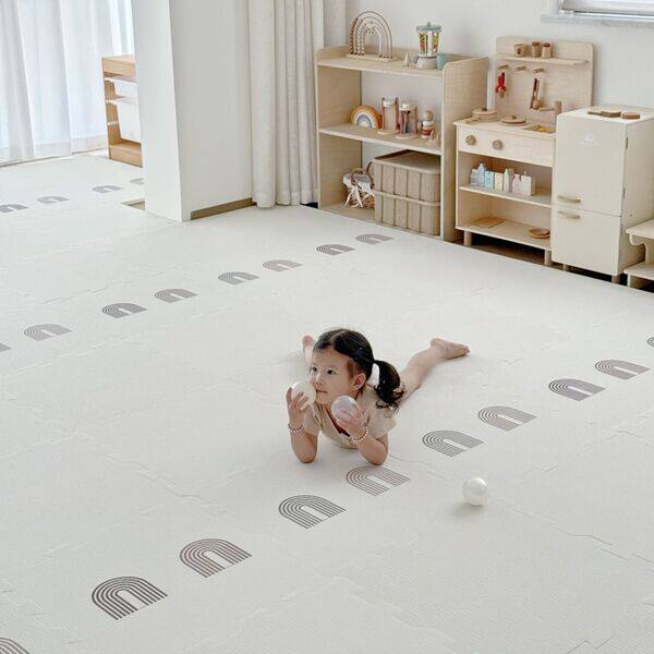 贝易宝宝拼接爬爬垫婴儿童加厚家用无甲醛拒污抗菌防摔地垫爬行垫