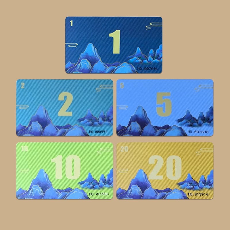 麻将筹码卡片棋牌室专用打牌计积分币码子套装高端防水耐磨筹码币