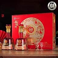 白水杜康龙凤呈祥浓香型52度*6瓶礼盒装