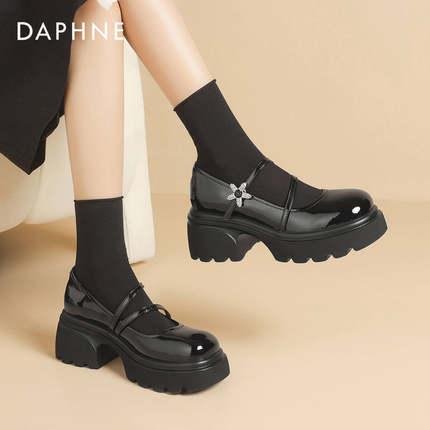 达芙妮时尚单鞋女春夏新款气质百