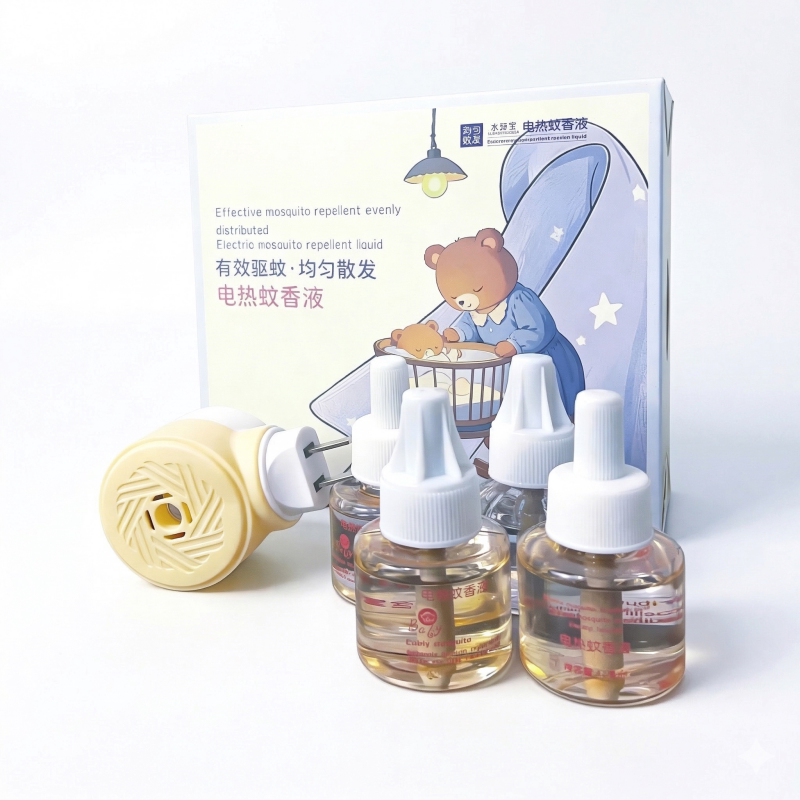 水萌宝电热蚊香液无味全家可用温和定时电蚊香器专用补充防驱蚊液