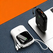 3c认证可上飞机1W毫安三线充电宝