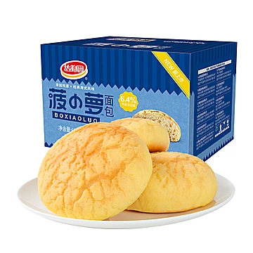 达利园糕点港式菠萝包600g