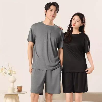 富恋鸟男女款家居运动服套装短袖
