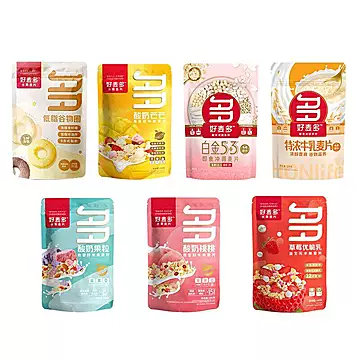 拍3件！好麦多酸奶水果麦片3袋