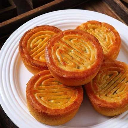 蛋月烧月饼五仁红枣蛋黄中秋月饼多口味传统正宗手工中式糕点点心