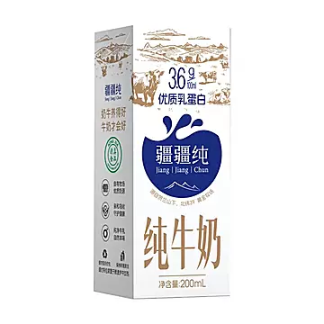 疆疆纯全脂牛奶200ml*10盒
