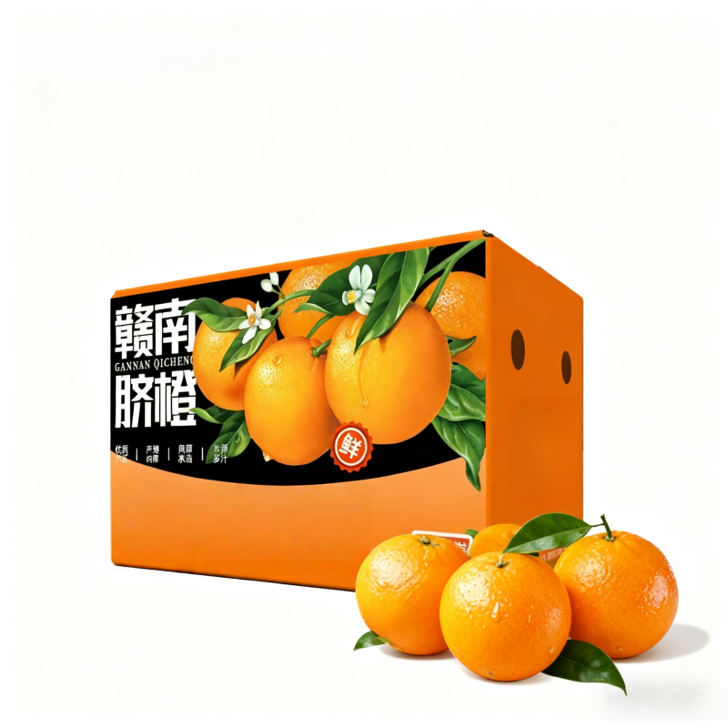 赣南脐橙橙子新鲜江西官方旗舰店9斤产地直发正宗赣南脐橙精品果