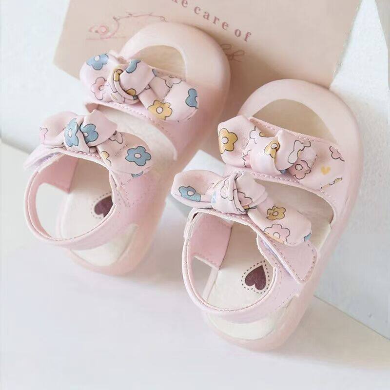 男女宝宝凉鞋夏季包头学步鞋婴儿软底小白鞋防滑0一1-3岁宝宝鞋子