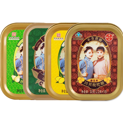 潘高寿润喉糖护嗓子川贝枇杷教师