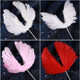 10 Angel Big Wings Feather Iron Wire Love Net Red Feather Strip Cake Decoration Card Decoration Plug-in