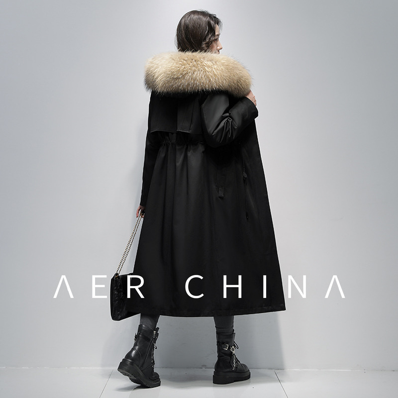 Mink Fur Parka for Women, Mink Fur Coat, Parka Coat, 2025 Winter New Style, Detachable, Youthful Style