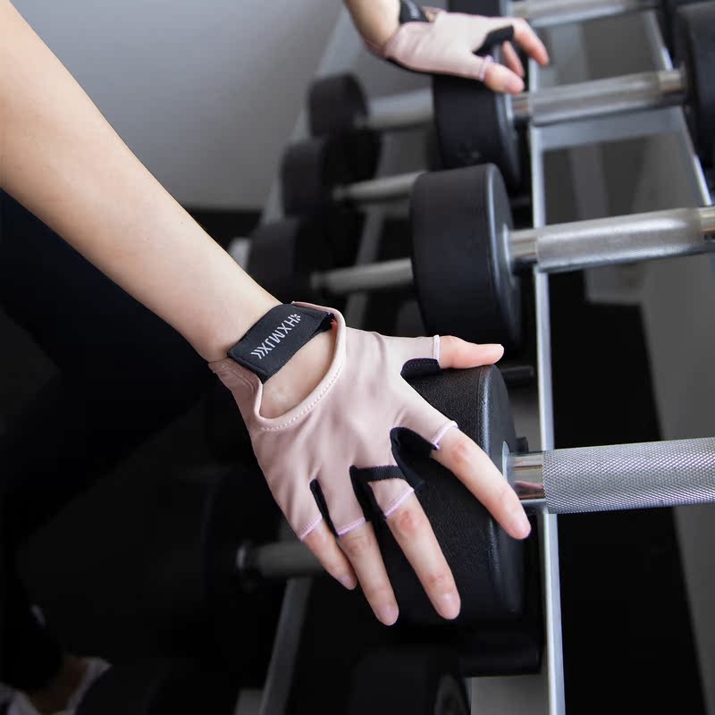 Fitness Gloves Female Devices Training Anti-Slide Anti-Capacifier Sports Gloves Upper Ride Outdoor Movement Semi-Finger