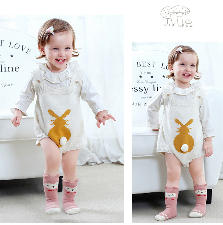 Vớ trẻ em trên tất đầu gối vớ mùa thu và mùa đông cộng với vớ nhung dày 0-3 tuổi trai và gái shop đồ trẻ em