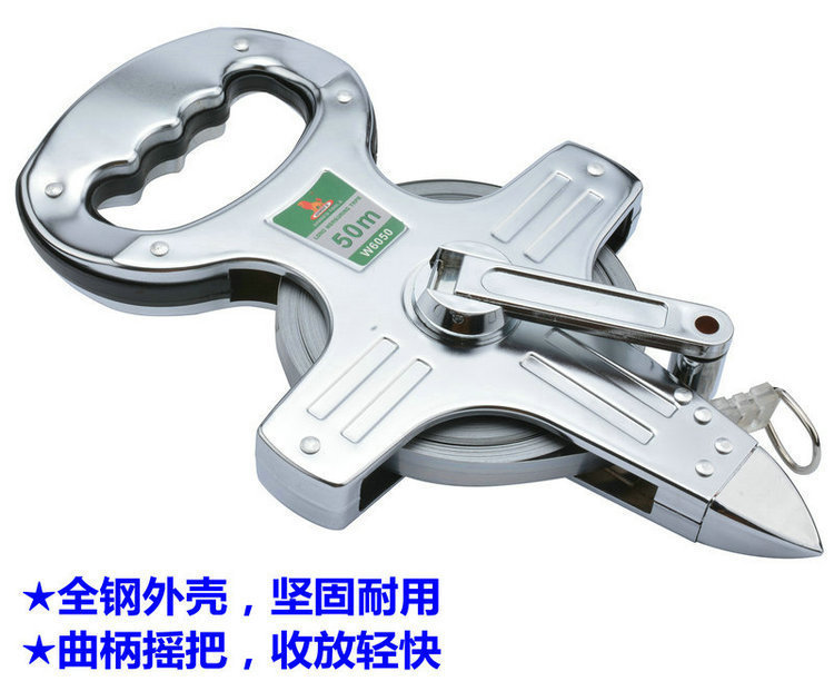 WeLEGACY 30m 50m Hand-type steel measuring tape 30 m 50 m-50 m Ruler pull ruler W6030