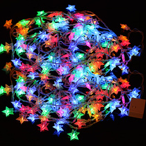 LED small lights flash lights String lights Festival birthday day activities Wedding room scene decoration stars stars ball lights