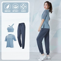 Синий [короткий рукав] Три -купальница TC17907