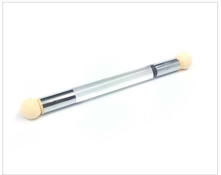 Công cụ làm móng mới gradient bút bút trị liệu chấm màu in bút vẽ bút đôi đầu bọt biển smudge bút đầu có thể được trao đổi - Công cụ Nail đèn led làm nail