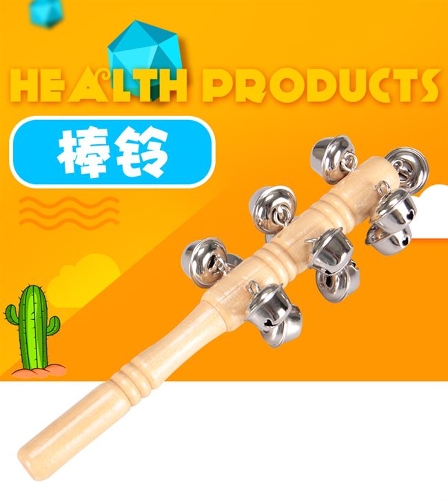 Hot [] bộ gõ trẻ em 13 chuông gỗ tay cầm thanh chuông mẫu giáo giáo dục sớm âm nhạc khai sáng rigs đồ chơi - Đồ chơi nhạc cụ cho trẻ em đàn trẻ em giá rẻ