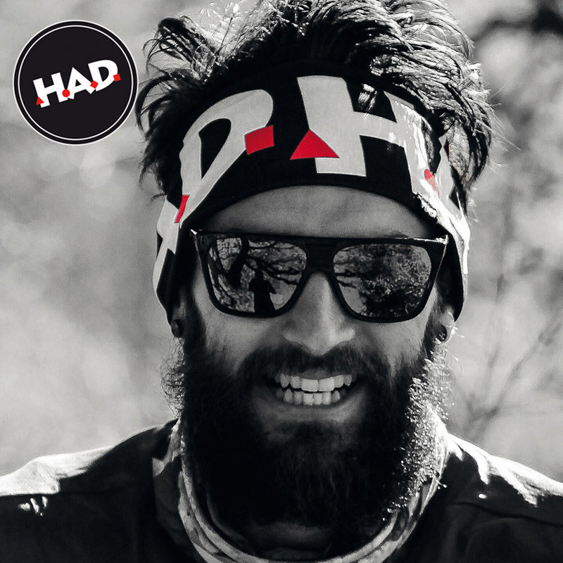 German imports HAD sports headscarf head with sunscreen running hair with speed dry suction COOLMAX tech