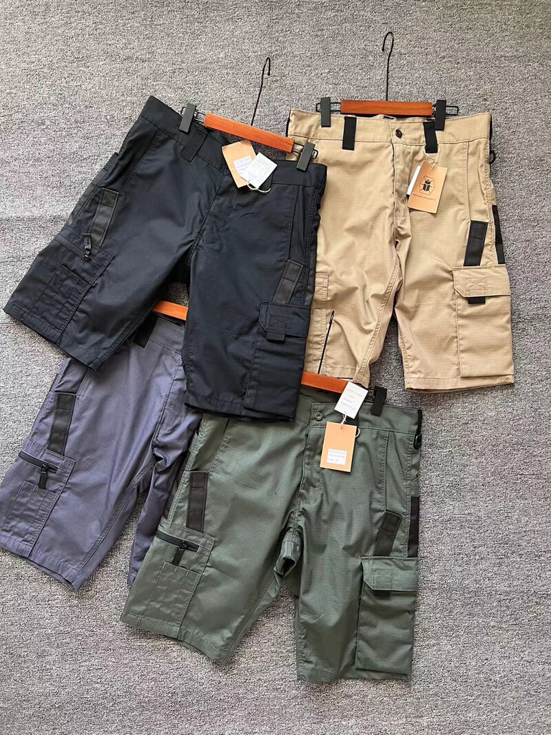 Шорты, дорожные спортивные тактические штаны, с вышивкой 