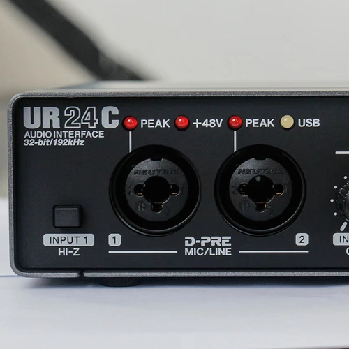 Yamaha Shengca UR24C Профессиональная внешняя USB -гитарная музыкальная звукозапись трансляция в прямом эфире