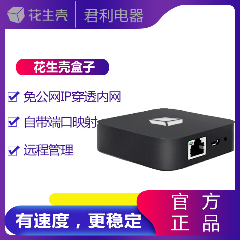 Peanut shell box stick PRO intranet penetrate your own mapping port out-of-network access monitor NAS build website