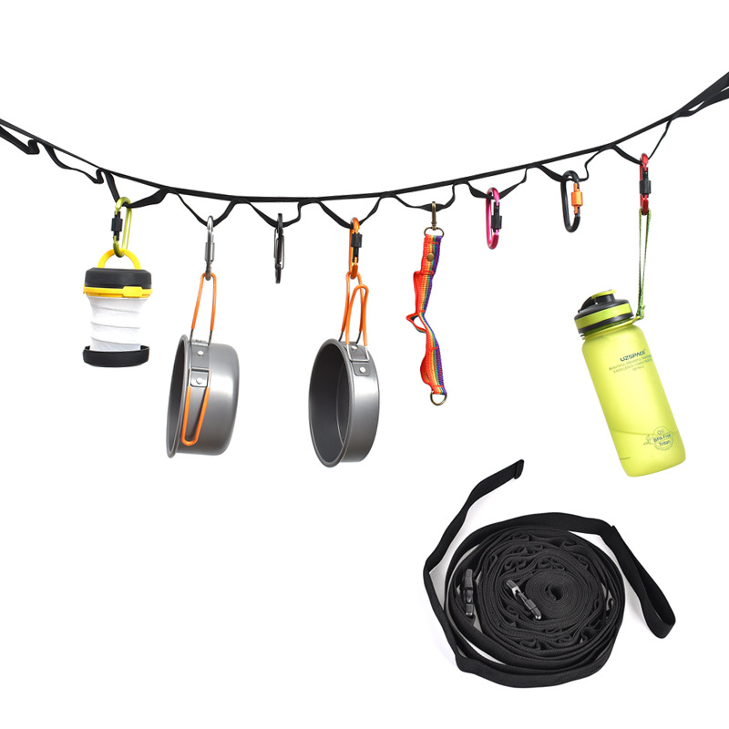 Outdoor Camping Ropes Clothesline Camping Trip Simple Tent Webbing Strap Tying Rope Dorm Room Dorm Room Hanging Strap