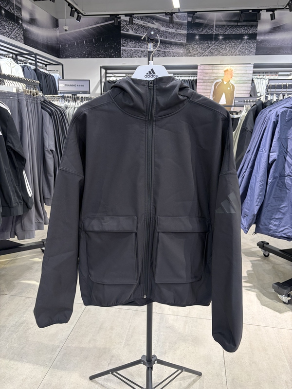Adidas Adidas Soft Shell Jacket Men's Autumn and Winter Windproof and Water-Repellent Fleece-Lined Jacket Jf3300 Adidas Adidas Soft Shell Jacket Men's Autumn and Winter Windproof and Water-Repellent Fleece-Lined Jacket Jf3300