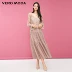 Vero Moda mùa xuân hai mảnh thêu hoa cổ tích váy hoa sen tay áo 丨 31847D518 - Sản phẩm HOT