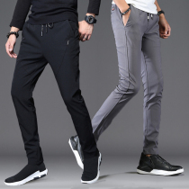 Summer thin casual pants men slim feet sports pants men pants men Korean trend 2018 New Wild
