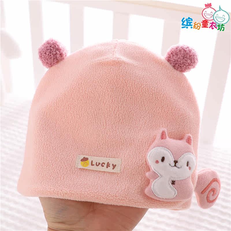 Newborn hat spring and autumn models 0-6 months 3 baby care fontanelle tire cap cotton autumn and winter female baby halogen door cap