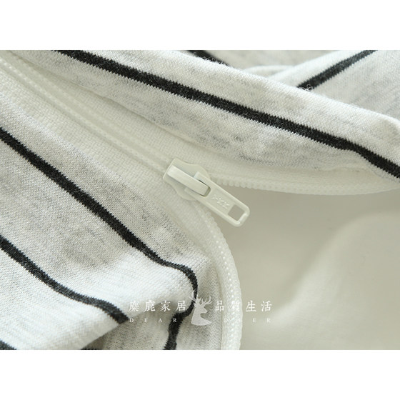 Muji duvet cover Tianzhu cotton quilt cover single Liangpin double knitted cotton pure cotton simple and elegant