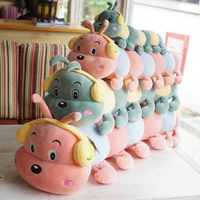 Плюшевая игрушка для сна, подушка, детская кукла девочка, гусеница, подарок на день рождения