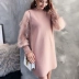 Áo lưới ren đỏ đan đáy quần mùa thu nữ 2019 mới đầu thu dài phần dài của chiếc áo len hoang dã hoang dã váy nữ - Áo len thương hiệu thời trang nữ Áo len