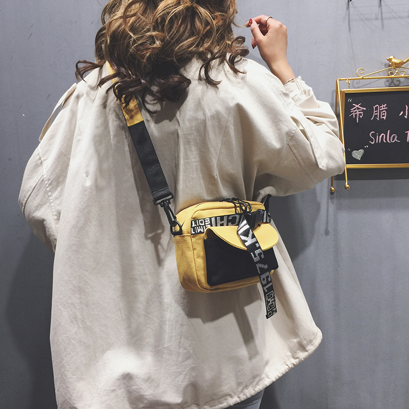 Túi xách nữ 2019 phiên bản Hàn Quốc mới của bé gái 蹦 di bag 挎 挎 đỏ nhỏ đen túi đeo vai nữ sinh túi vuông nhỏ - Túi xách nữ túi xách nữ da mềm hàng hiệu