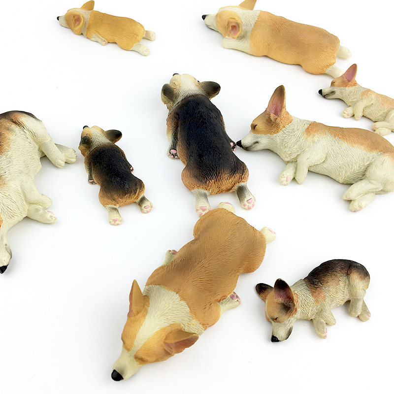 Kirky Dog Creative Cute Three-dimensional Magnetic Message Sticker Cartoon 3D Magnet Fridge Patch Dog Powerful Suction Magnet