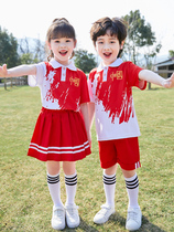 Childrens cheerleading costumes Chinese style chorus uniforms kindergarten class uniforms autumn primary school students sports meet costumes