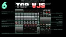 Import VJ console APC40MK2 original software RES7 effect plug-in tutorial SF