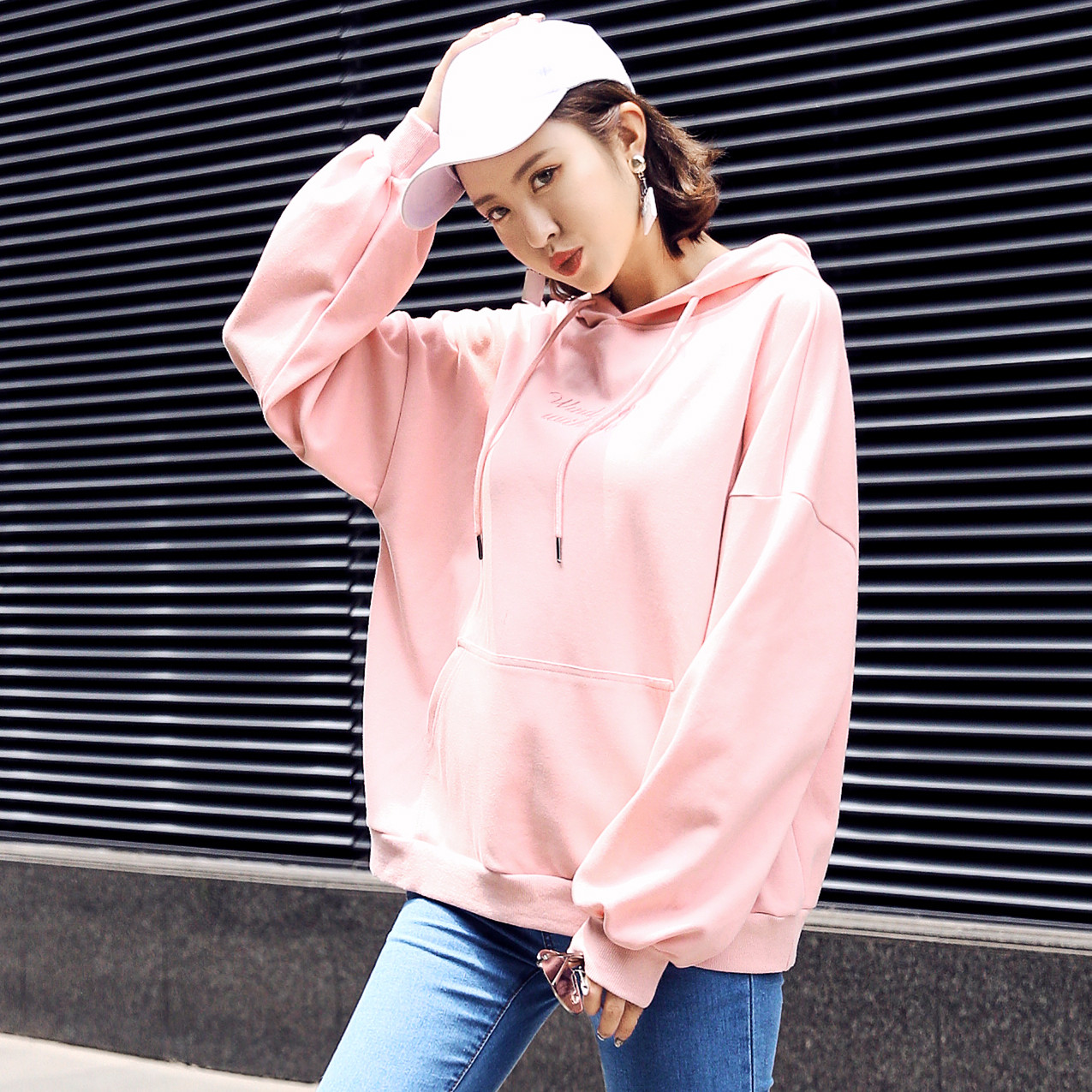 Sweatshirt femme en Coton - Ref 3215339 Image 1