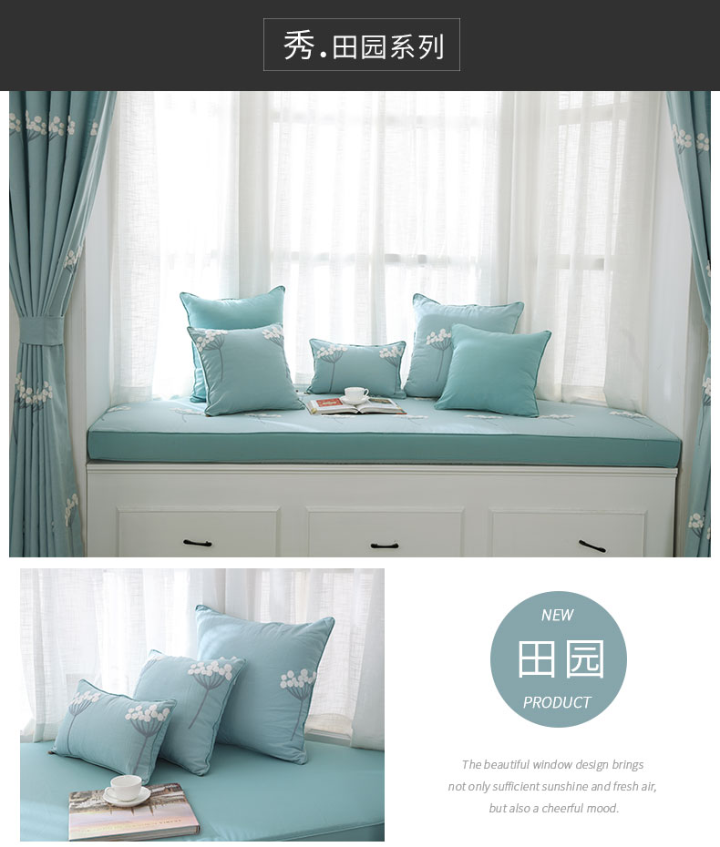 Tùy chỉnh bọt biển cửa sổ đệm cửa sổ pad pad mat mat Bắc Âu vườn phòng ngủ ban công sofa đệm có thể giặt được - Ghế đệm / đệm Sofa đệm ghế phòng khách
