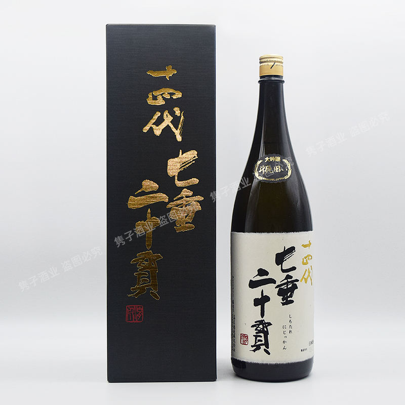 日本原装进口十四代清酒极上诸白龙之落子七垂二十贯双虹龙月1.8l