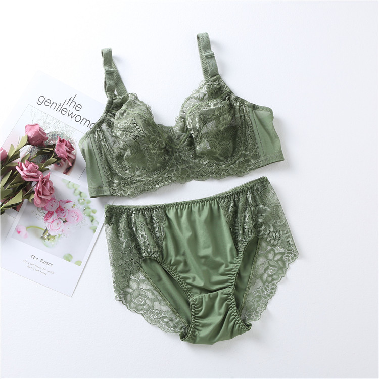 Mùa hè cỡ lớn áo ngực ren siêu mỏng nữ béo mm không xốp để nhận được bộ đồ lót gợi cảm trong suốt ngực nhỏ phù hợp với ngực nhỏ - Áo ngực không dây áo ngực dán