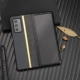 Samsung Z Fold 2-е поколение из углеродного волокнистого волоконно-желтого сплайсинга