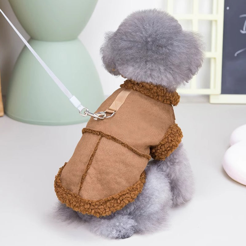 Small Puppy clothes winter can pull more than bear teddy Snow Narebou beautiful small puppies warm horse chia autumn winter-Taobao