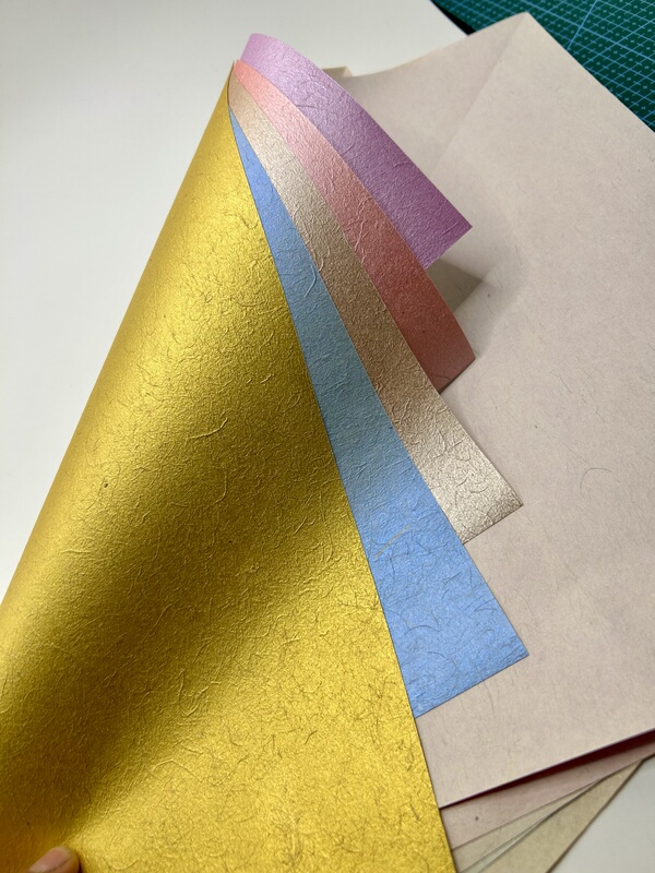 60g Shadow Soft Paper, Special Paper for Origami, Handmade Origami, Metallic Glitter, Children's DIY Crafts