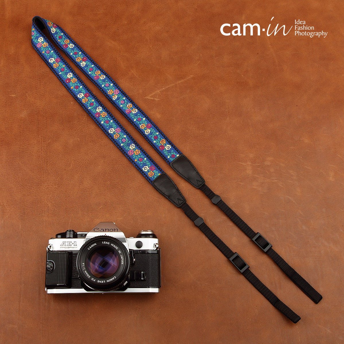 cam-in embroidery series micro-SLR digital camera strap micro-single photography shoulder strap cam8416