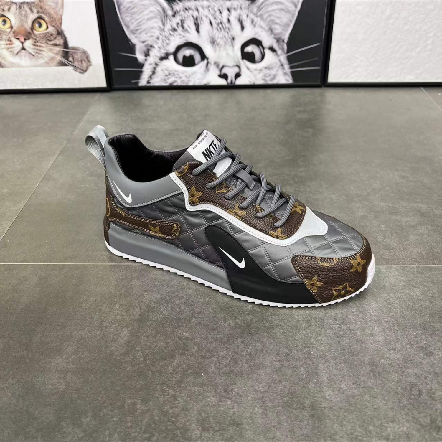 VIRRI CIAGA first glance unforgettable yet ~ men's casual sports uni-shoe leather bag followed by the inner 100 hitch trend Korean version