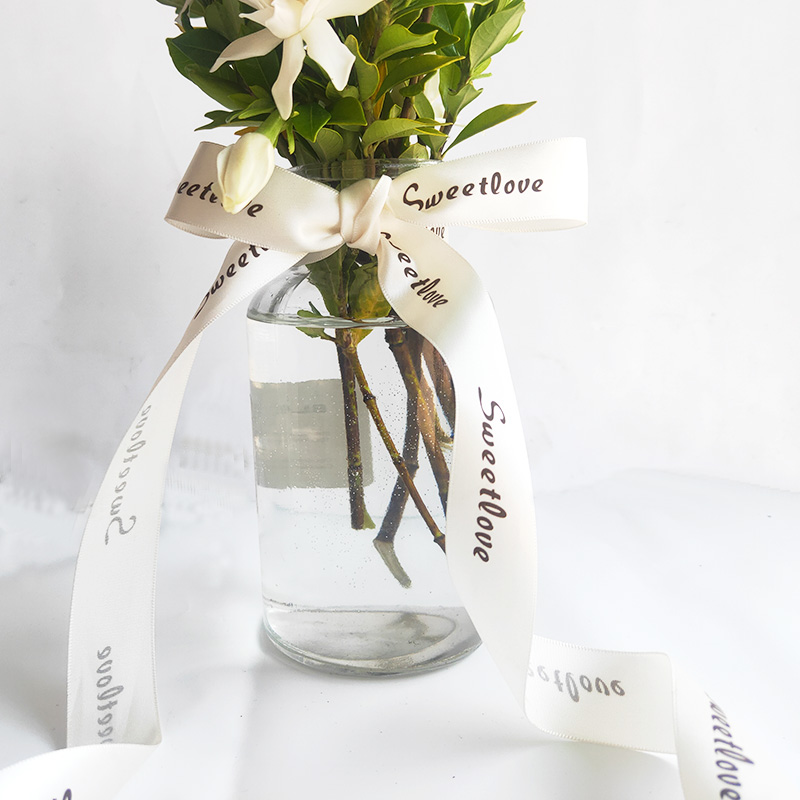 22 5m baked flowers alphabet ribbon holiday gift gift box decoration ribbon birthday cake flower shop ribbon