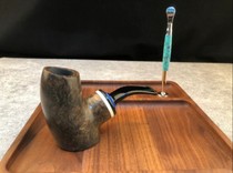 Three generations of cavity atmosphere chamber smoke bucket in stone Nangmu smoke bucket surface